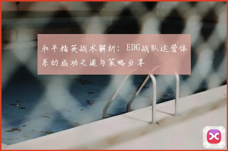 和平精英战术解析：EDG战队运营体系的成功之道与策略分享