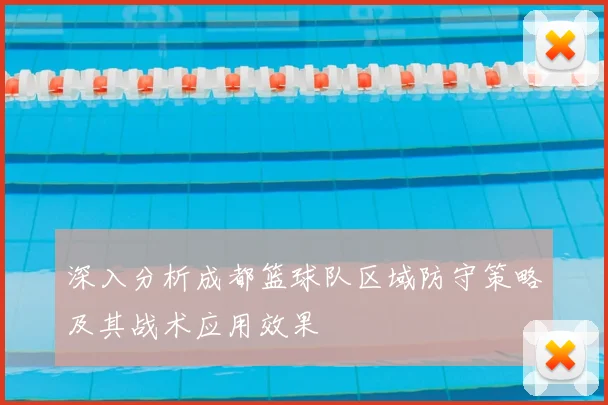 深入分析成都篮球队区域防守策略及其战术应用效果