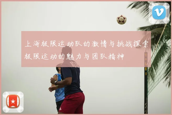 上海极限运动队的激情与挑战探索极限运动的魅力与团队精神