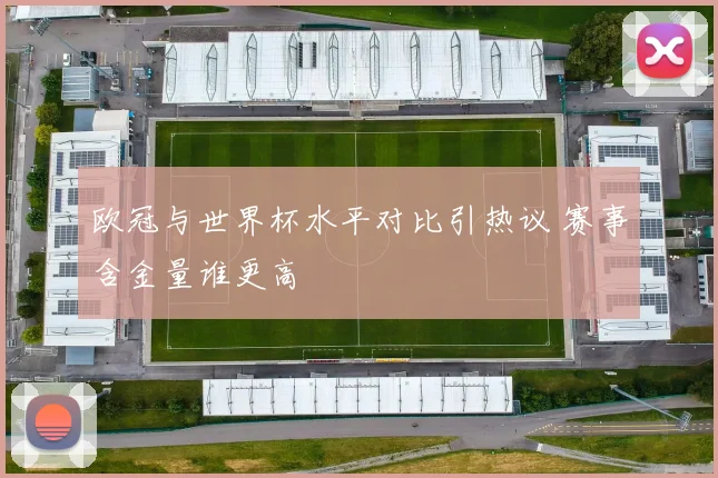 欧冠与世界杯水平对比引热议 赛事含金量谁更高