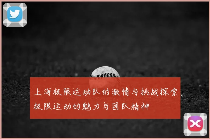 上海极限运动队的激情与挑战探索极限运动的魅力与团队精神